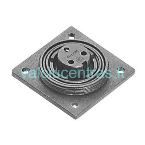 Hermetiška rozetė su dangteliu